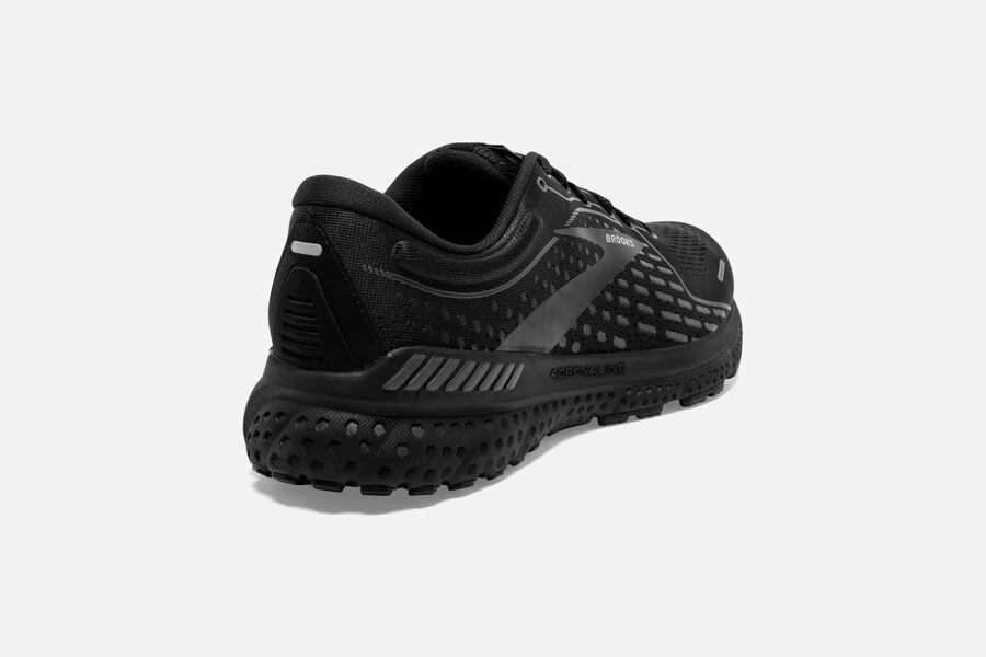 Brooks Adrenaline GTS 21 Men\'s Road Running Shoes Black/Black/Ebony